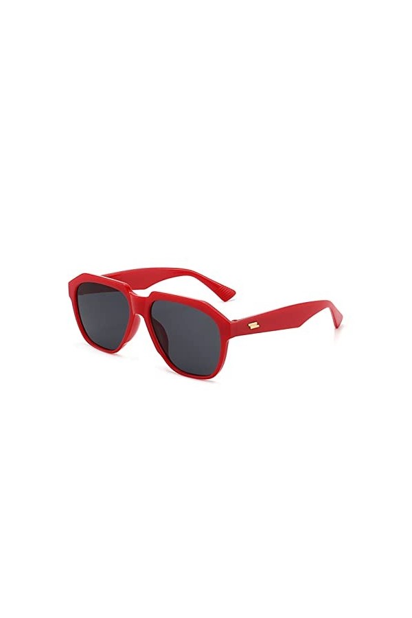 Lunettes de soleil rétro polygone for hommes et femmes, monture de plage, de conduite, tendance, Sport de banlieue, UV400, ca