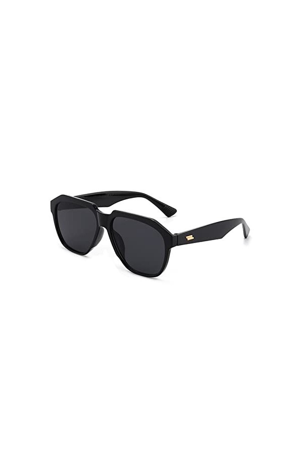 Lunettes de soleil rétro polygone for hommes et femmes, monture de plage, de conduite, tendance, Sport de banlieue, UV400, ca