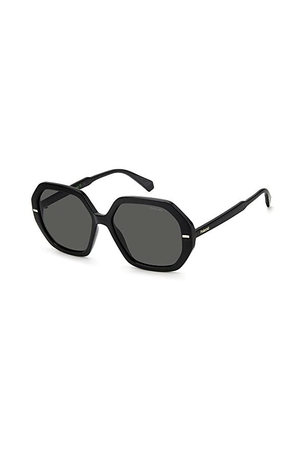 Polaroid PLD 4124/s Sunglasses, 807/M9 Black, L Unisex
