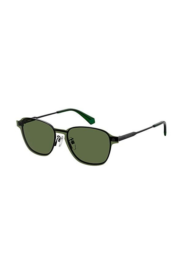 Polaroid PLD 6119/G/Cs Sunglasses, 7ZJ/UC Black Green, 53 Unisex-Adult