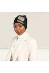 MOSCHINO Femme Teddy Bear Bonnet Black