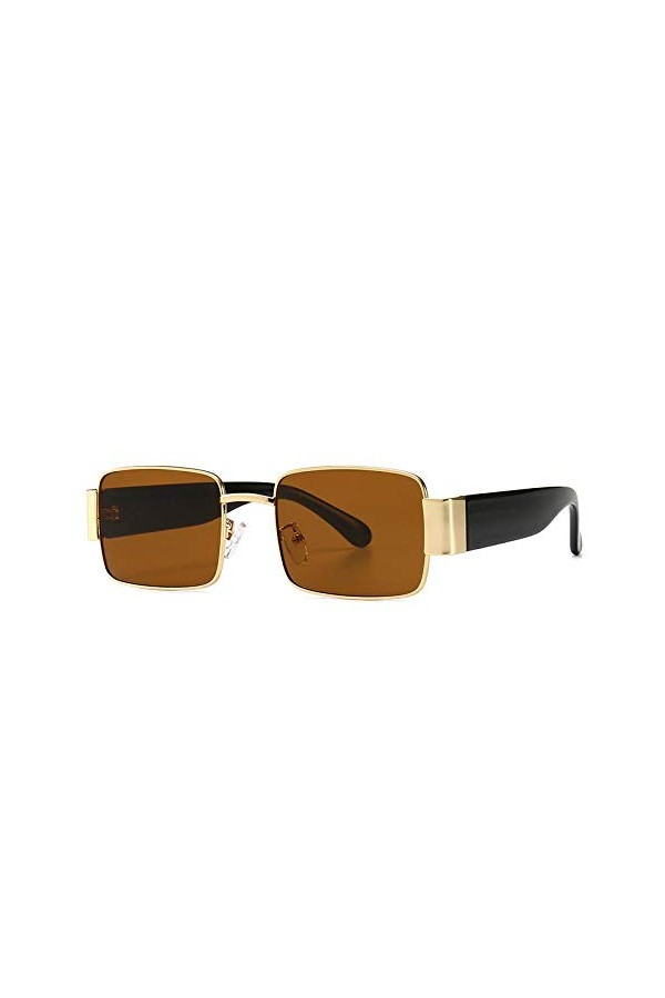 ZYIZEE Lunettes de Soleil Vintage Lunettes de Soleil Femmes Hommes carré Classique Hip Hop Lunettes de Soleil Nuances Street 