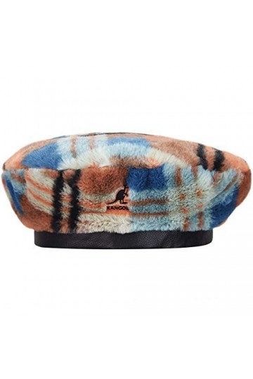 Kangol Beret Faux Fur Beret Basque pour Femme L/XL 58-61 cm - Orange 