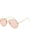 NIUASH Lunettes de Soleil polarisées Hommes Femmes Mode Aviation Lunettes de Soleil Dame surdimensionné Vintage Lunettes de S