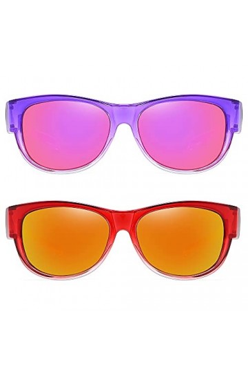 SHEEN KELLY Sur Lunette de Soleil Polarisé Femmes Mode Ovale sadapter sur les lunettes Goggles du Conducteur de lœil de cha