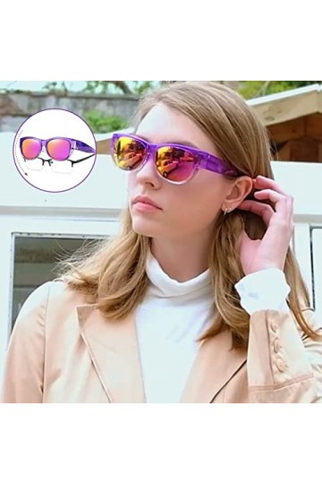 SHEEN KELLY Sur Lunette de Soleil Polarisé Femmes Mode Ovale sadapter sur les lunettes Goggles du Conducteur de lœil de cha