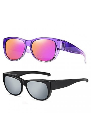 SHEEN KELLY Sur Lunette de Soleil Polarisé Femmes Mode Ovale sadapter sur les lunettes Goggles du Conducteur de lœil de cha