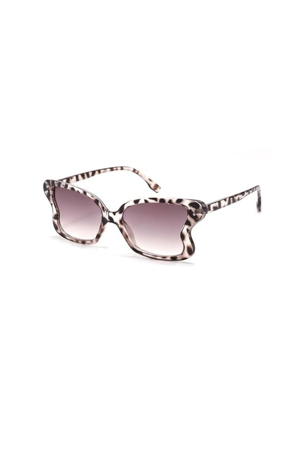 HPIRME Lunettes de Soleil Papillon pour Femmes Lunettes de Soleil rétro Lunettes pour Femme UV400 Drive Outdoor, C1, Taille U