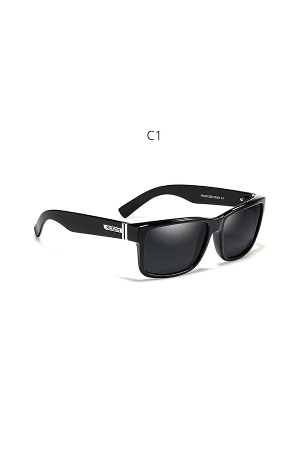 KDEAM Lunettes de soleil de sport polarisées pour homme et femme - Protection UV - Pour baseball, conduite, course à pied, pê