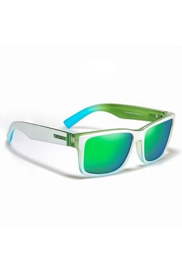 KDEAM Lunettes de soleil sport polarisées pour hommes et femmes protection UV carrées pour baseball, conduite, course, pêche,