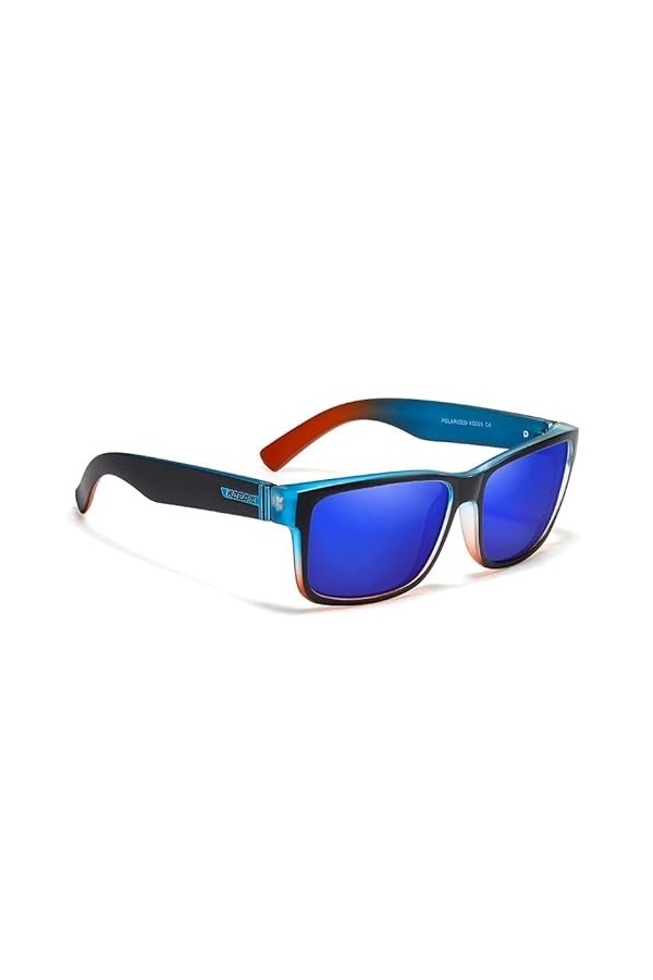 KDEAM Lunettes de soleil sport polarisées pour hommes et femmes protection UV carrées pour baseball, conduite, course, pêche,