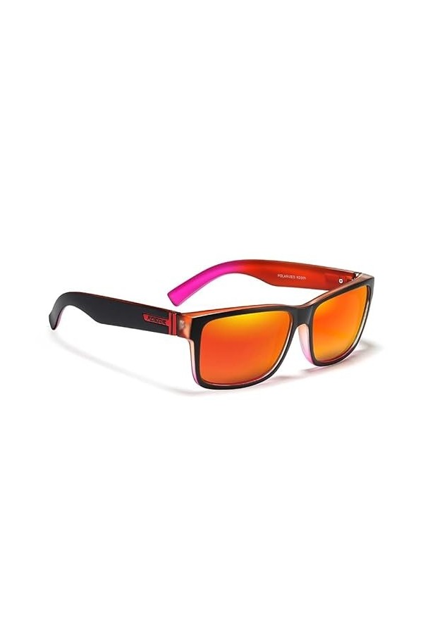 KDEAM Lunettes de soleil de sport polarisées pour homme et femme - Protection UV - Pour baseball, conduite, course à pied, pê
