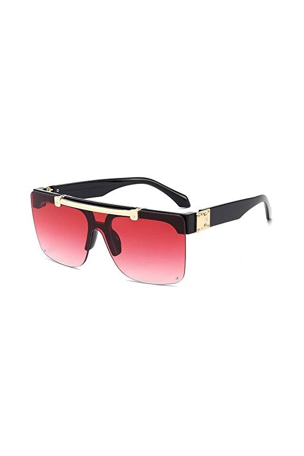 N-B Lunettes de Soleil Mode Punk, Lunettes de Soleil sans Cadre, Lunettes de Soleil à la Mode pour Femmes