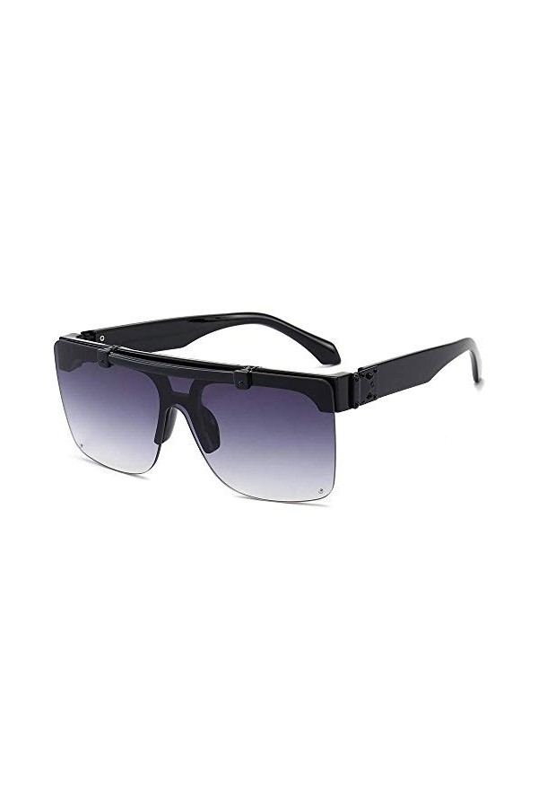 N-B Lunettes de Soleil Mode Punk, Lunettes de Soleil sans Cadre, Lunettes de Soleil à la Mode pour Femmes