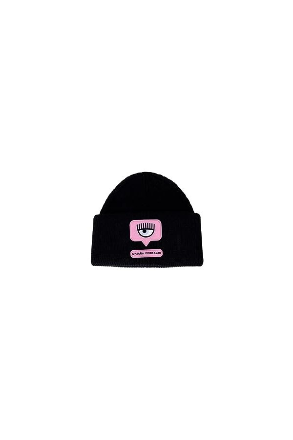 Chiara Ferragni Femme Eyelike Bonnet Black