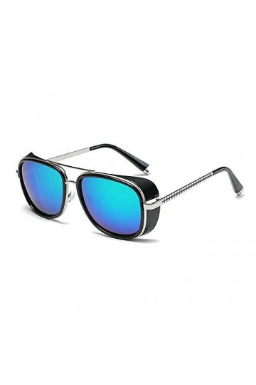 Lunettes de soleil Fashion Vintage avec housse et daim pour femme et homme, C4, 60-17-139