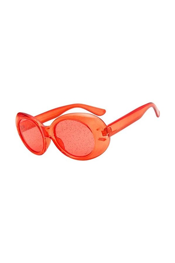 NIUASH Lunettes de Soleil polarisées Lunettes de Soleil ovales Rouges Femmes Couleur Bonbon coloré Jaune Rose Violet Lunettes
