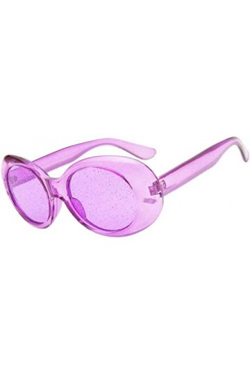 ZYIZEE Lunettes de Soleil Lunettes de Soleil ovales Rouges Femmes Couleur Bonbon coloré Jaune Rose Violet Lunettes de Soleil 