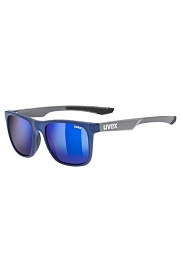 uvex Lgl 42 - Lunettes de Soleil pour Hommes et Femmes - Effet Miroir - Catégorie de Filtre 3 - Blue Grey/Blue - One Size