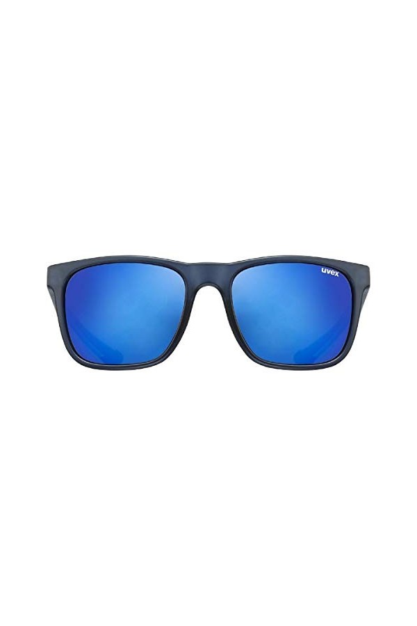 uvex Lgl 42 - Lunettes de Soleil pour Hommes et Femmes - Effet Miroir - Catégorie de Filtre 3 - Blue Grey/Blue - One Size