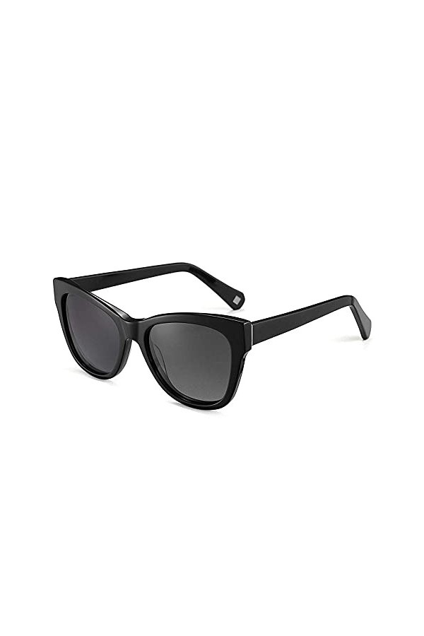 Lunettes de soleil venice polarisées. Monture en acétate. Protection 100 % UV400. - Noir -