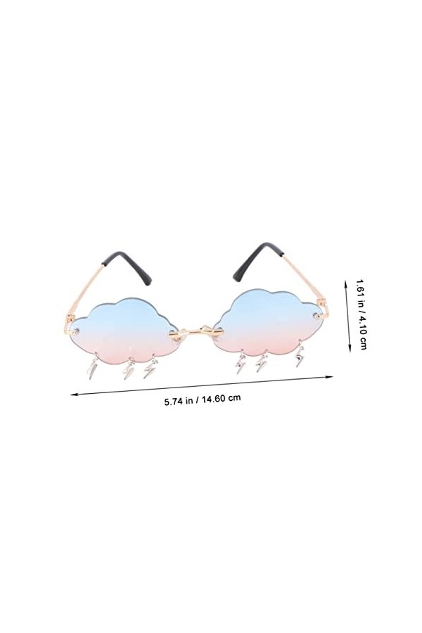 Abaodam 5 Paires Lunettes De Soleil Nuage Lunettes De Sport Lunettes De Soleil De Sport Pour Enfants Lunettes De Nuage De Fêt