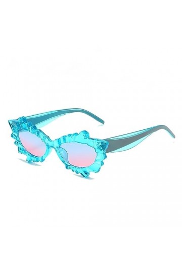 Lunettes de Soleil Fleurs irrégulières Femmes Homme Lunettes Couleur Bonbon Lunettes Femme, c4, Taille Unique