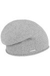 Seeberger Bonnet Cachemire a Bord Roule en Tricot Beanie Taille Unique - Beige 