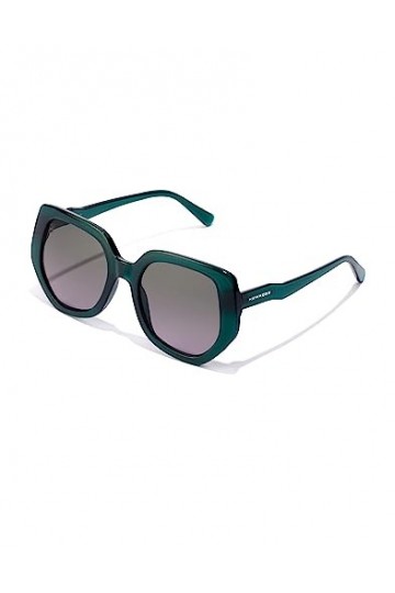 HAWKERS MIA-Green Aurora Lunettes de Soleil, Aurore dégradé · Vert foncé, Adulto Mixte