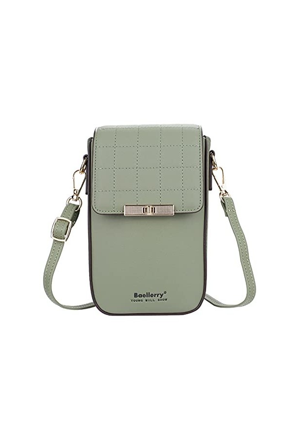 FANDARE Sac de téléphone Femmes Sac À Bandoulière Fille Sacoche Portefeuille Portable Sac dépaule pour Achats Fête École Voy