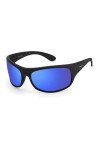 Polaroid 07886 Sunglasses, Matte Black Blue, L Unisex