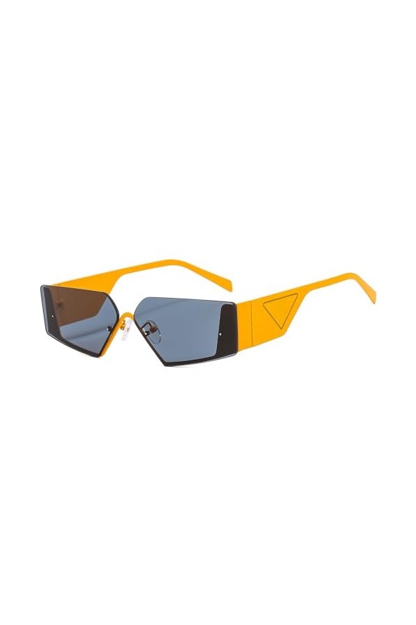 2023 Tendance Couleur Lunettes de Soleil carrées Femmes Lunettes de Soleil Vintage Hommes Lunettes de Soleil, Vert