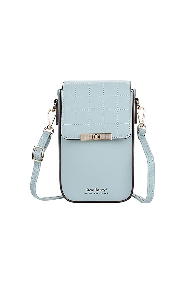 FANDARE Sac de téléphone Femmes Sac À Bandoulière Fille Sacoche Portefeuille Portable Sac dépaule pour Achats Fête École Voy