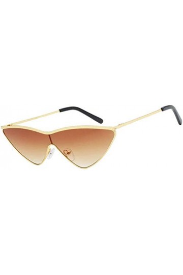 NIUASH Lunettes de Soleil polarisées Lunettes de Soleil Classiques Yeux de Chat Femmes Cadre en métal rétro Miroir Mode Lunet