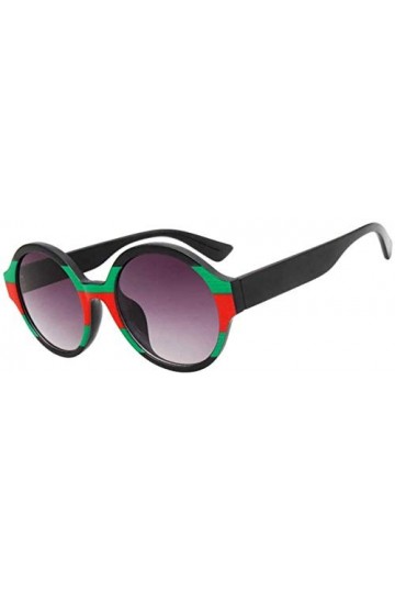 NIUASH Lunettes de Soleil polarisées Vintage Lunettes de Soleil Rondes Femmes Mode Femme Lunettes de Soleil Lunettes de Solei