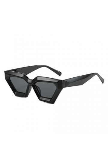 EkeNoz Lunettes de soleil œil de chat à monture épaisse for hommes et femmes, décoratives, tendance, Sport de banlieue, UV400