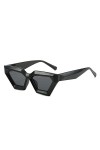 EkeNoz Lunettes de soleil œil de chat à monture épaisse for hommes et femmes, décoratives, tendance, Sport de banlieue, UV400