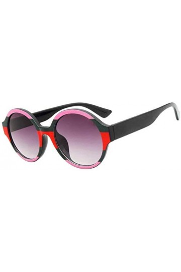 NIUASH Lunettes de Soleil polarisées Vintage Lunettes de Soleil Rondes Femmes Mode Femme Lunettes de Soleil Lunettes de Solei