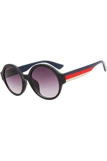 NIUASH Lunettes de Soleil polarisées Vintage Lunettes de Soleil Rondes Femmes Mode Femme Lunettes de Soleil Lunettes de Solei