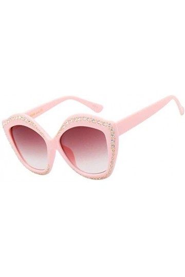 NIUASH Lunettes de Soleil polarisées Lunettes de Soleil Strass de Luxe Femmes Mode Lunettes de Soleil œil de Chat pour Femmes