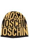 MOSCHINO Femme Bonnet Yellow - Black