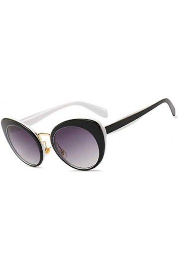 NIUASH Lunettes de Soleil polarisées Lunettes de Soleil Oeil de Chat Femmes Vintage dégradé Oeil de Chat Lunettes de Soleil N