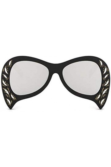 ZYIZEE Lunettes de Soleil Women S Oversized Black Sunglasses Fashion Forever Vintage Retro Sun Glasses Men Rave Big Frame Pea