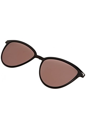 MODO & ECO Rideau Clip on Lunettes de Soleil, Noir/Or Rose, 53 Femme