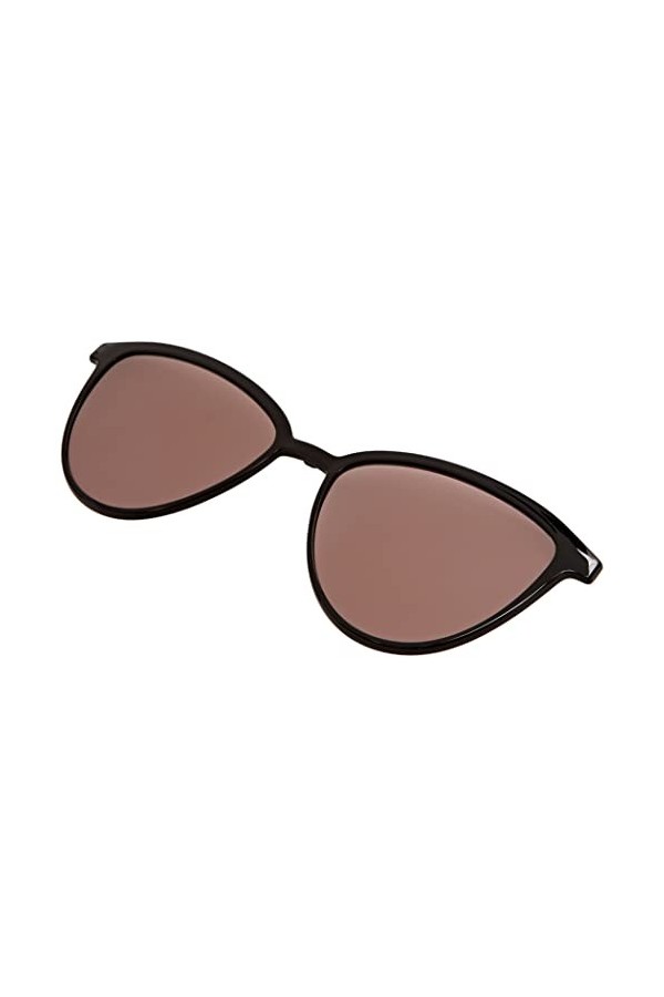 MODO & ECO Rideau Clip on Lunettes de Soleil, Noir/Or Rose, 53 Femme