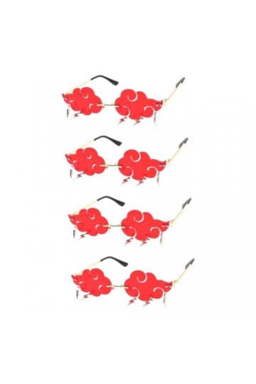 Abaodam 4Pcs Pas De Lunettes De Soleil Lunettes De Soleil Claires Pour Femmes Lunettes De Soleil Sans Monture Pour Femmes Lun