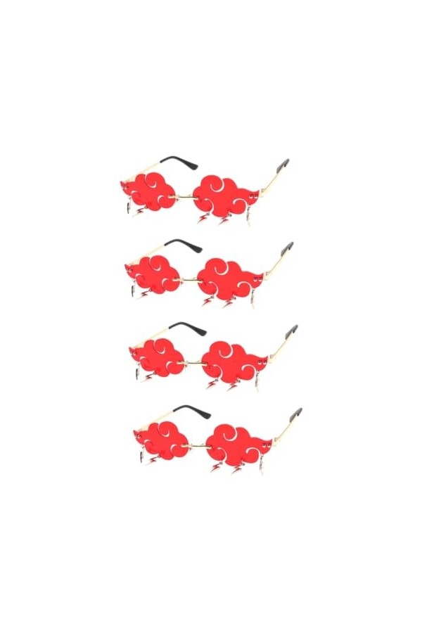 Abaodam 4Pcs Pas De Lunettes De Soleil Lunettes De Soleil Claires Pour Femmes Lunettes De Soleil Sans Monture Pour Femmes Lun