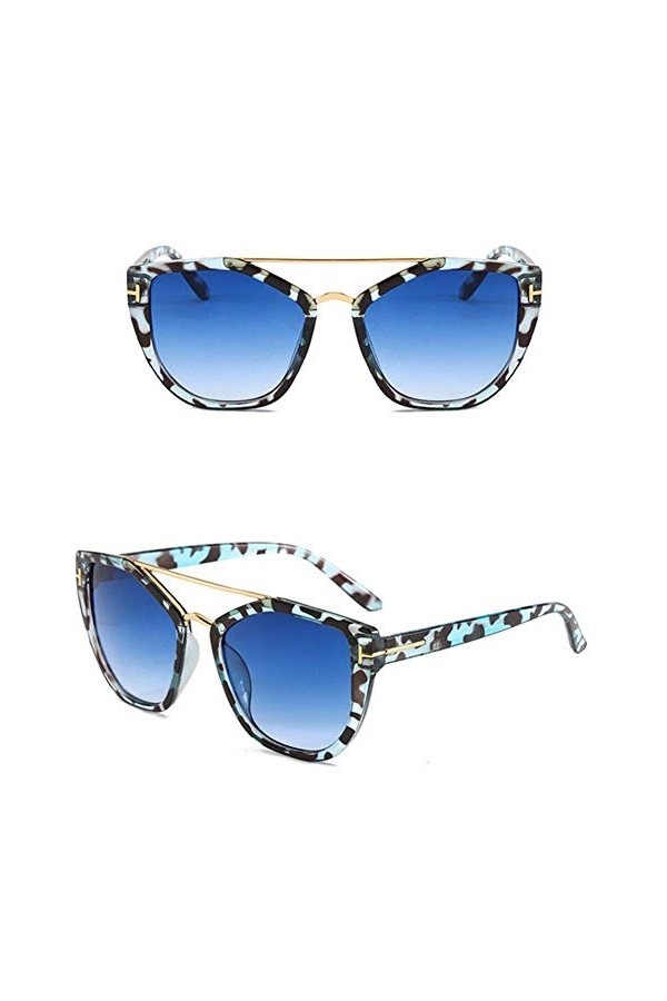 Lunettes de soleil pour femmes, Mode Punk Lunettes de soleil populaires tendance Wrap Métal Goggle Lunettes de soleil Femmes 