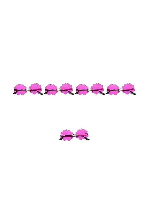 SOIMISS 5 Pièces Lunettes De Soleil Irrégulières Mode Lunettes Disco Lunettes Rave Lunettes De Fête Verre Lunettes Des Années