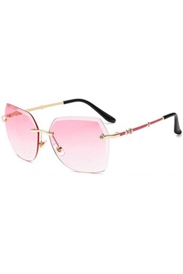 NIUASH Lunettes de Soleil polarisées Lunettes de Soleil Femme Big Frame Lunettes de Soleil sans Monture Accessoires de Lunett